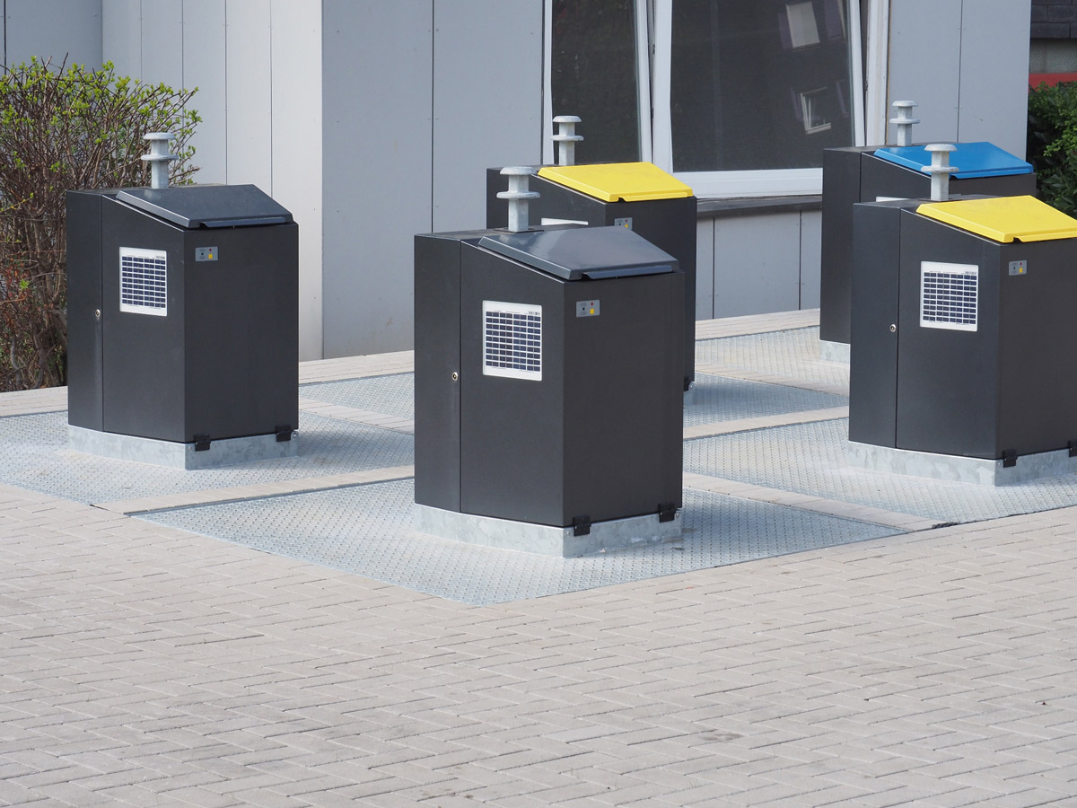 Digitales Dashboard für Füllstands- und Routenmanagement