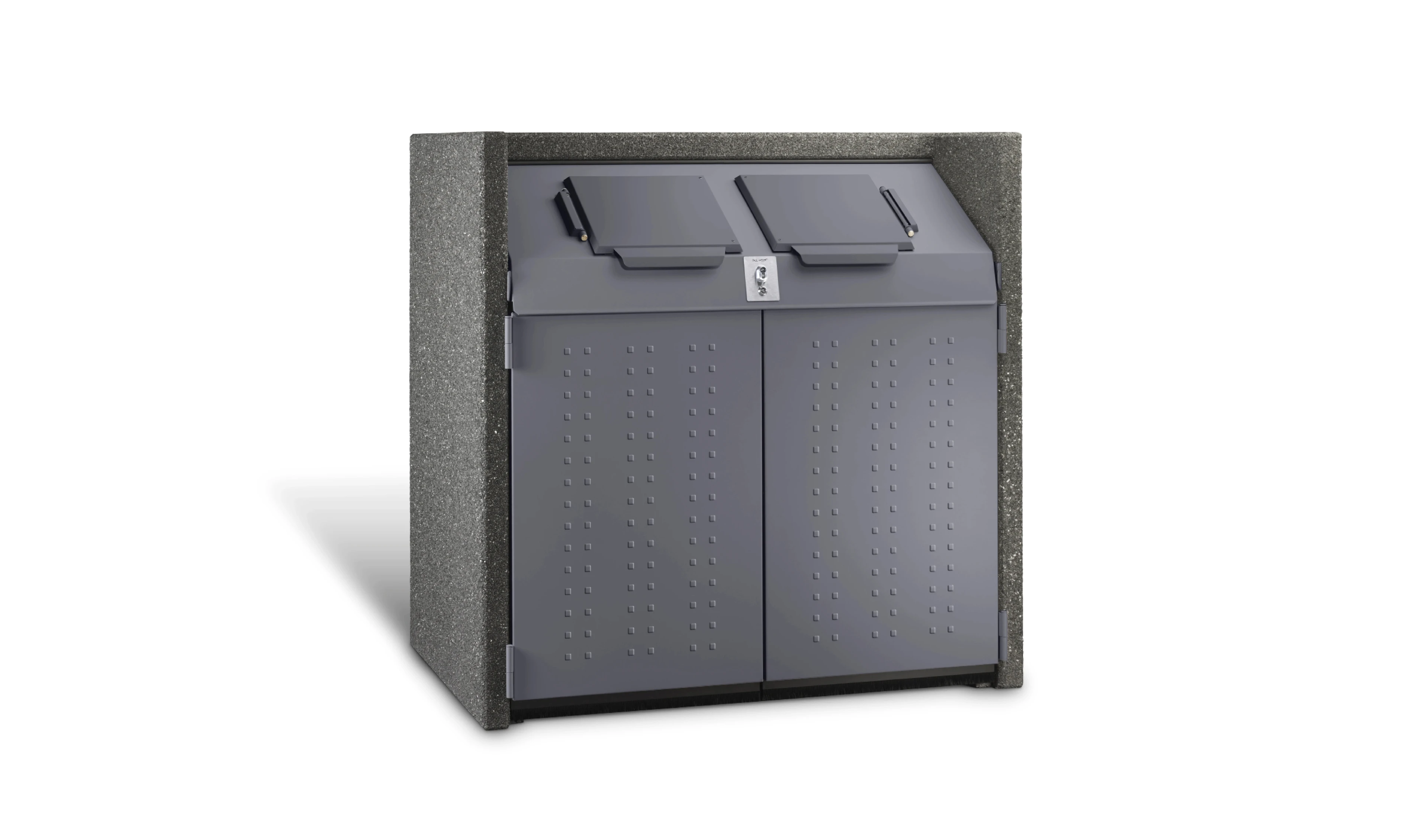 Hochhubstapler mit Müllpresse: für 800- und 1100-l-Müllbehälter